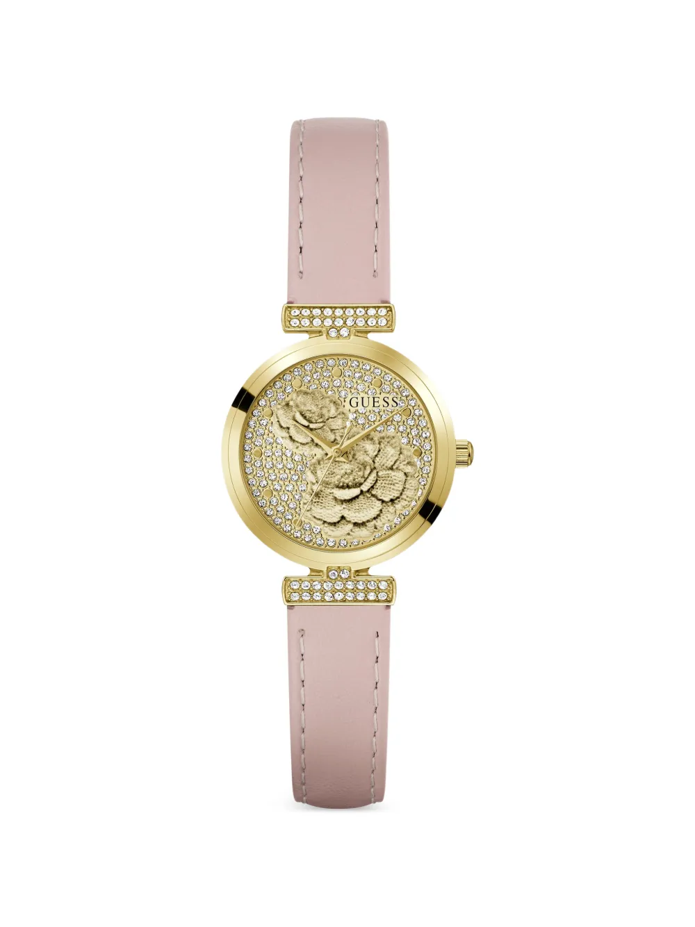 GUESS USA Glitz Floral 30mm watch - Oro