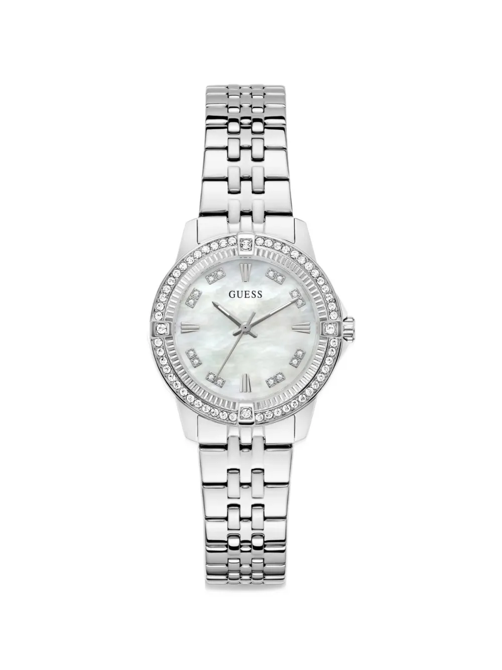 GUESS USA Colette silver tone analog watch - Bianco
