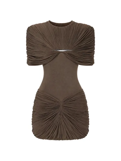 CHATS BY C.DAM draped mini dress