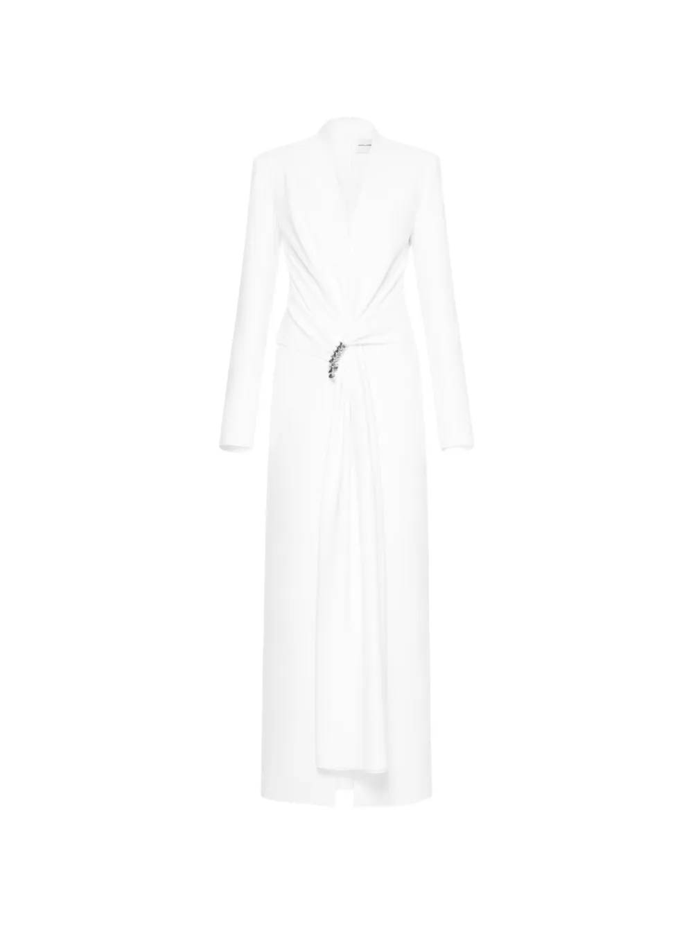 CHATS BY C.DAM draped coat - White