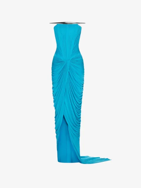 CHATS BY C.DAM draped maxi dress