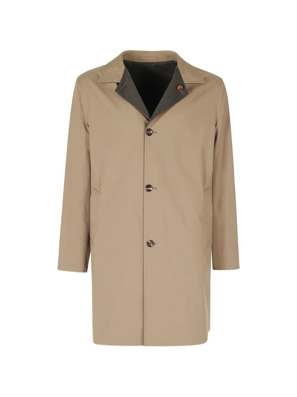 Kired Jas met enkele rij knopen Beige