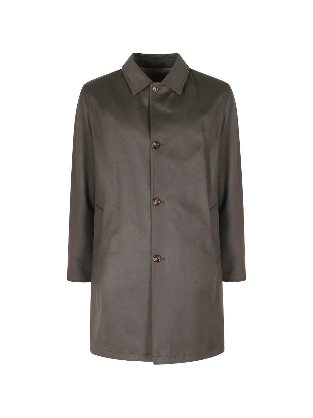 Kired Mid-length Single-breasted Coat In Multi