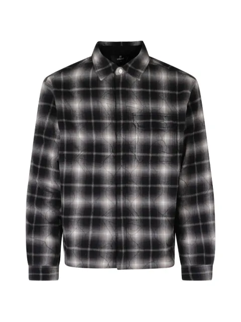 Represent check-pattern quilted shirt