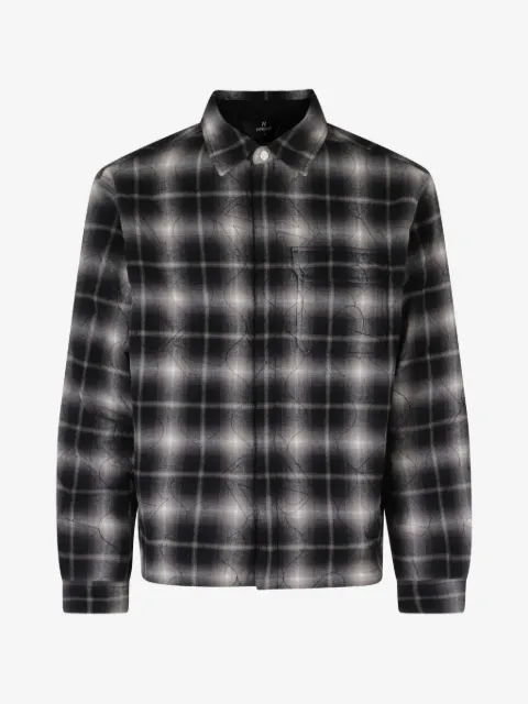 Represent check-pattern quilted shirt