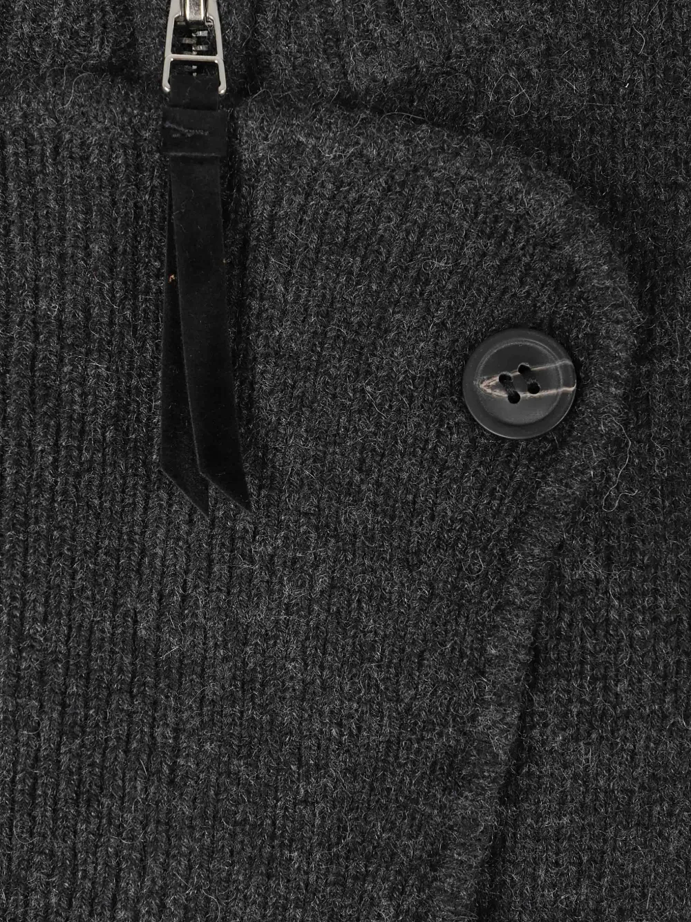 ISABEL MARANT Murielle vest met rits Grijs