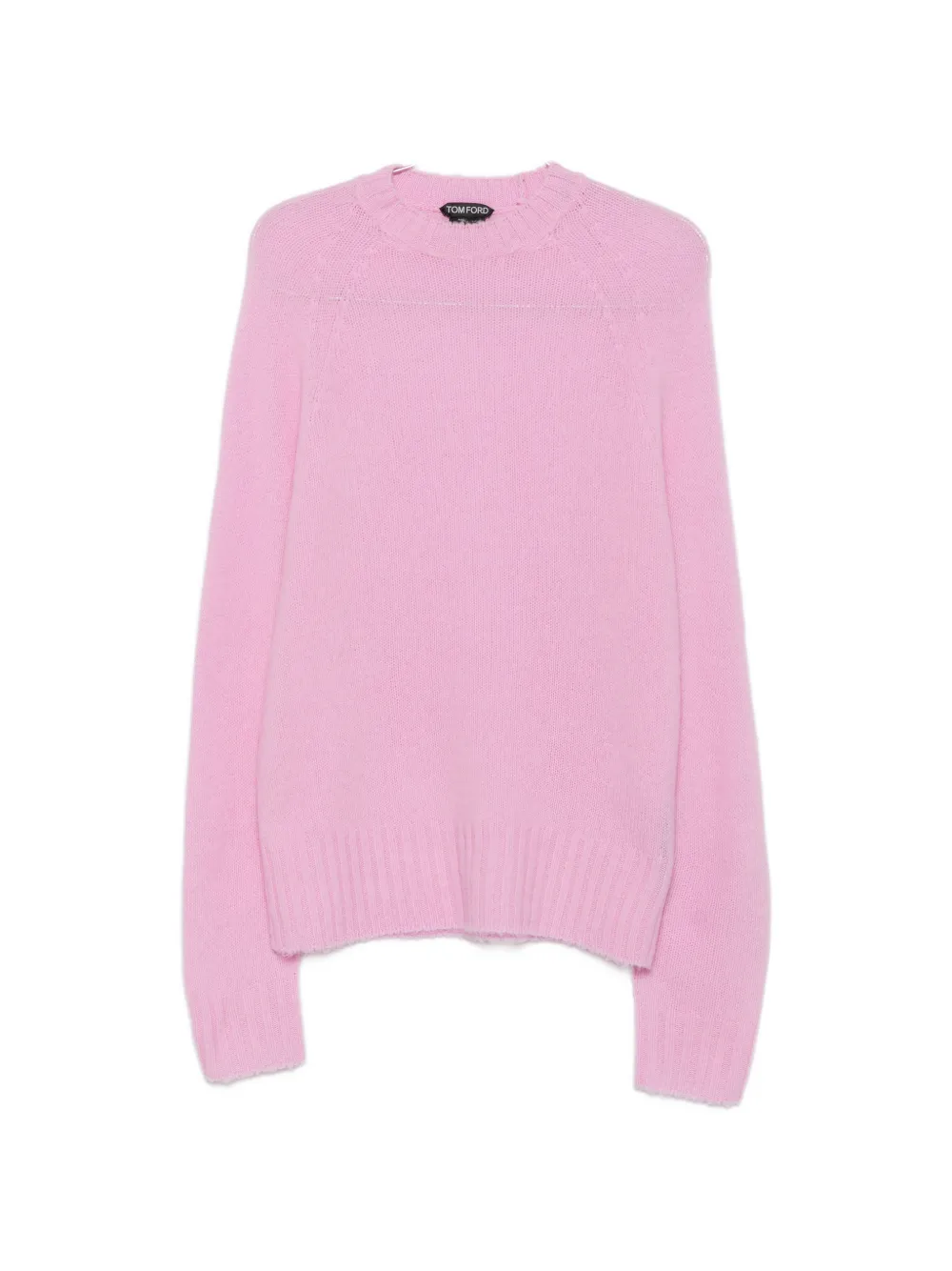 TOM FORD ribbed-trim long-sleeve sweater - Rosa