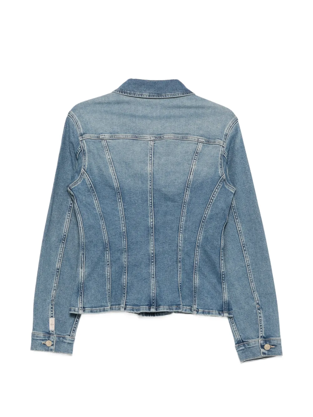 7 For All Mankind Slim-fit denim jack Blauw