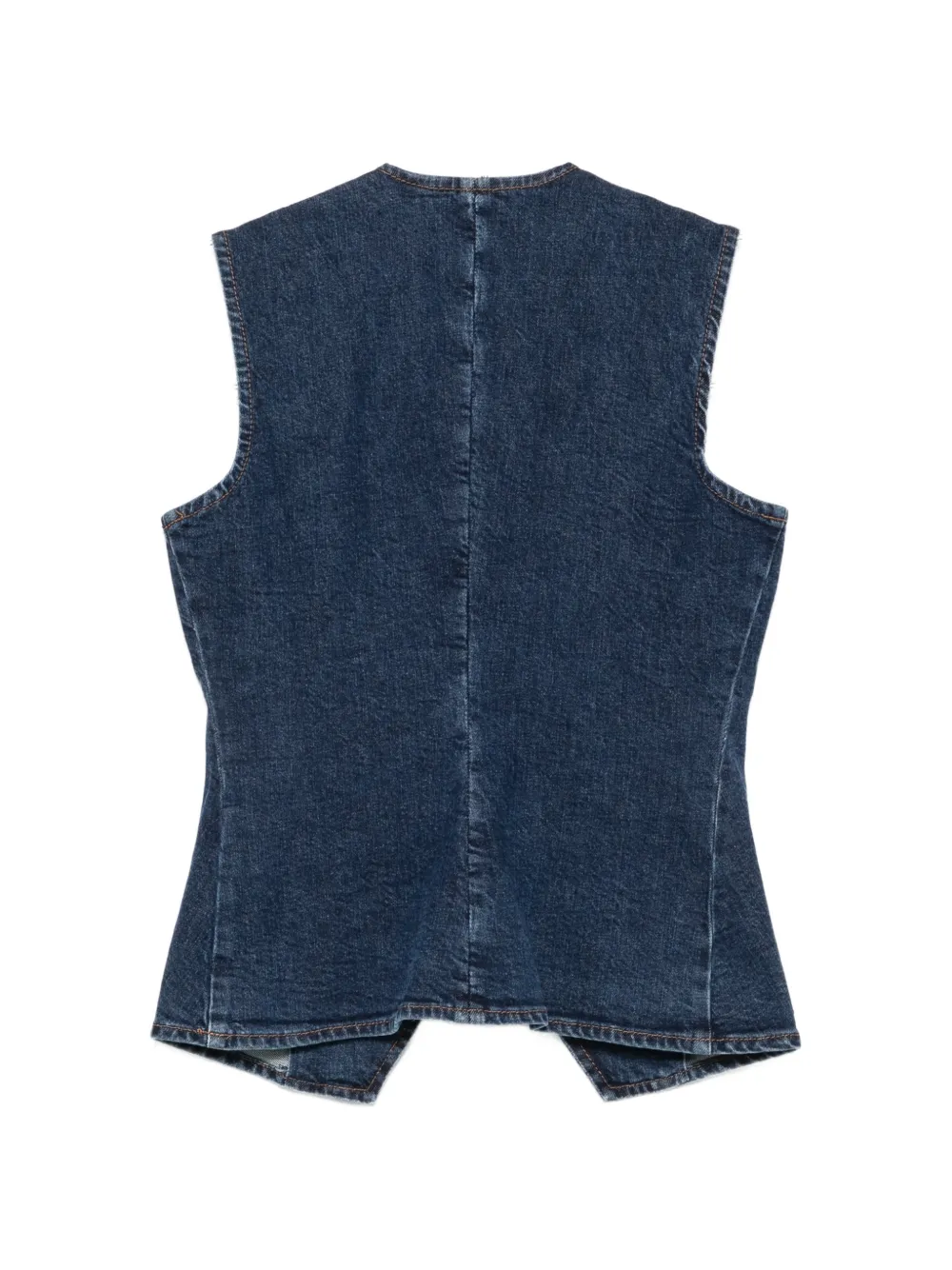 7 For All Mankind Denim gilet Blauw