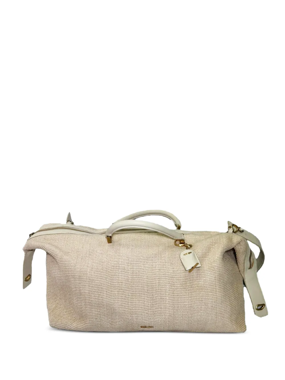 Cult Gaia Adah raffia weekender bag - Toni neutri