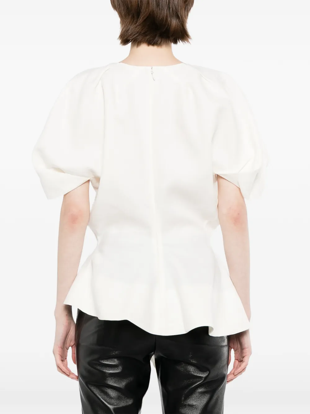 KHAITE Rumi Top in White, view 4