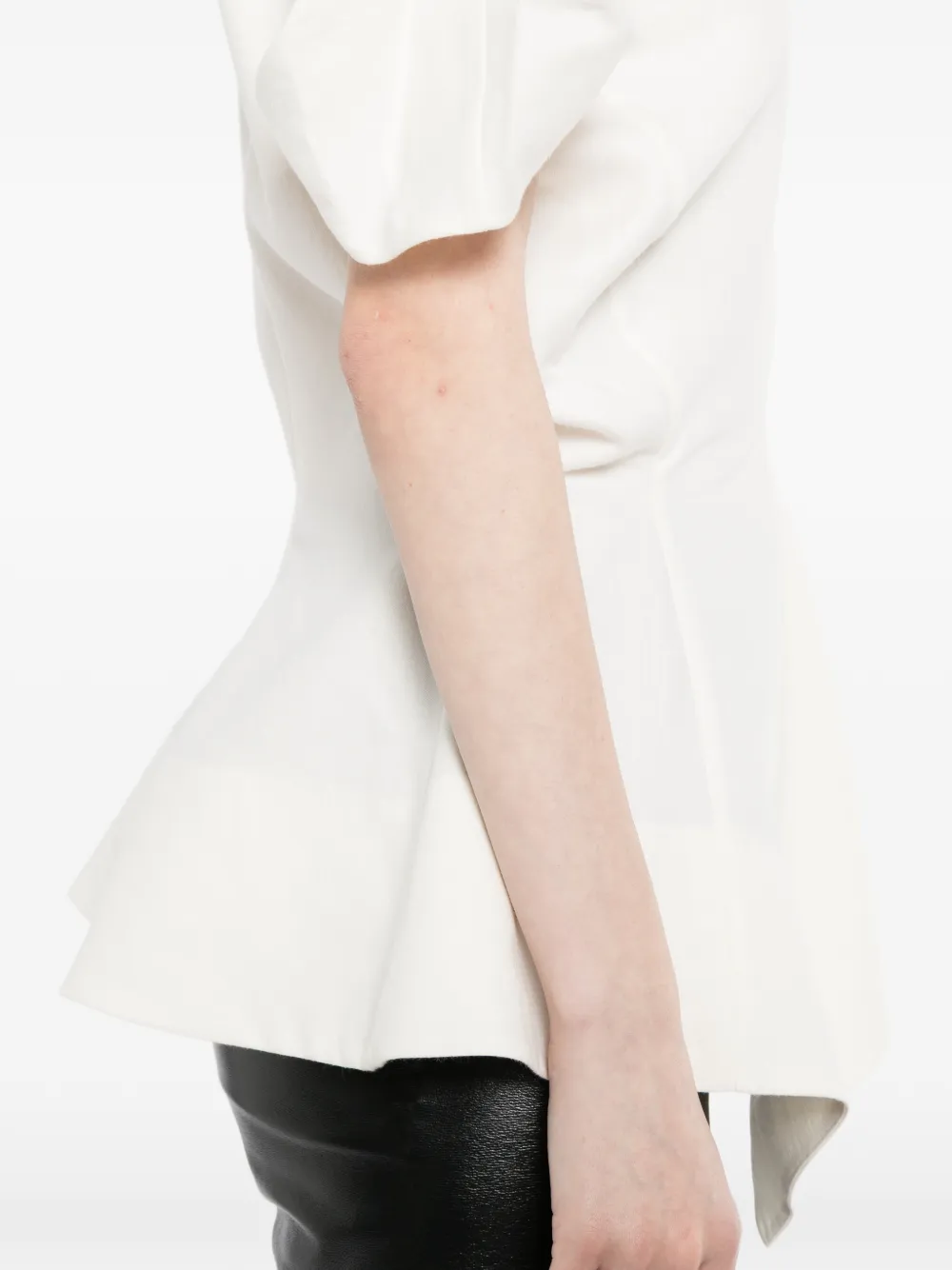 KHAITE Rumi Top in White, view 5