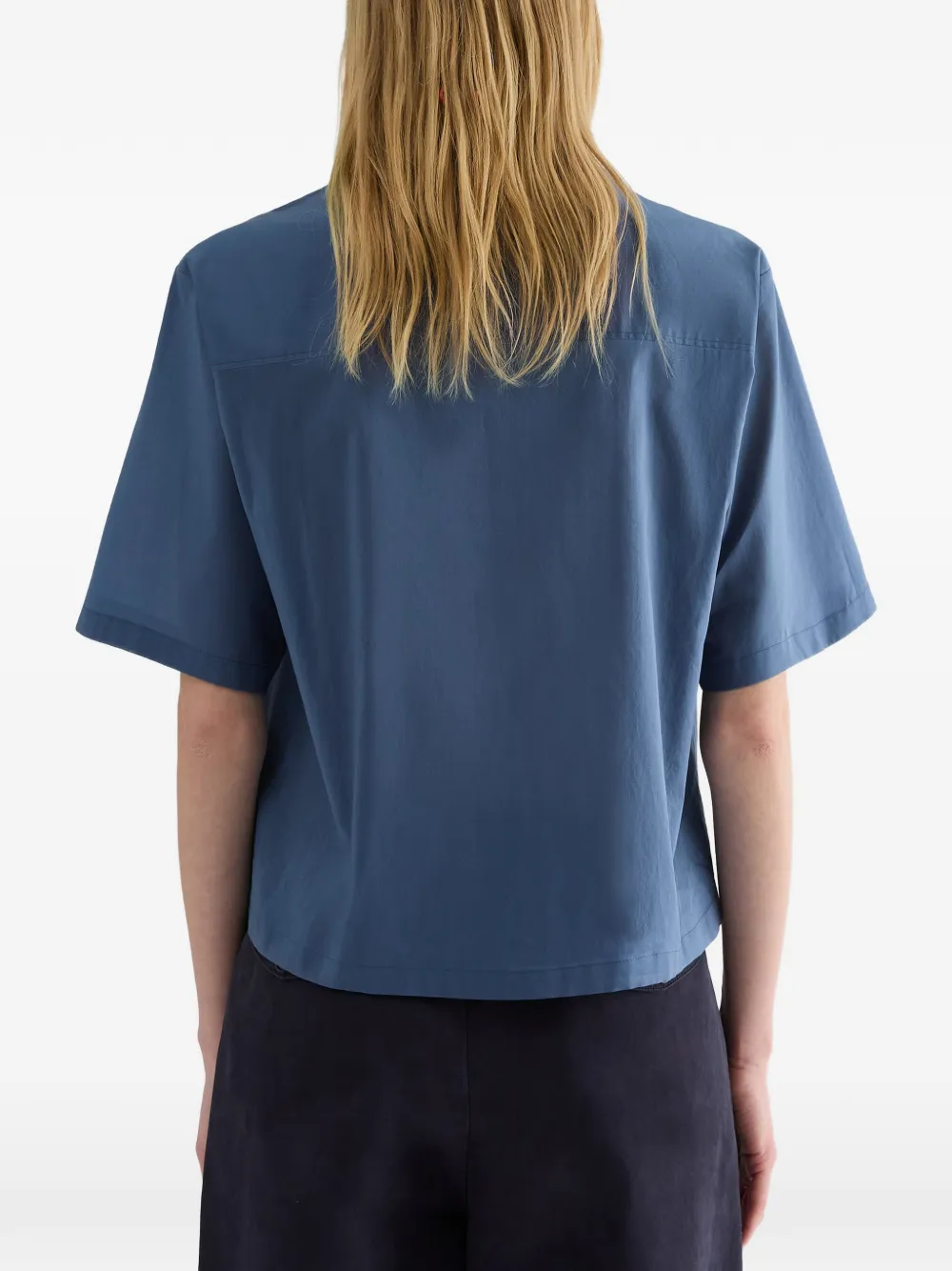 Jil Sander Gestreept overhemd Blauw