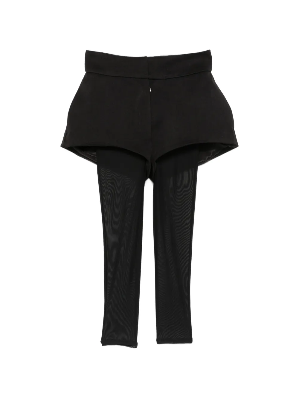 Vestiaire d'un Oiseau Libre high-rise structured shorts - Nero