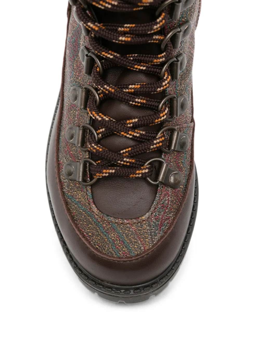 ETRO KIDS paisley-print ankle boots Bruin