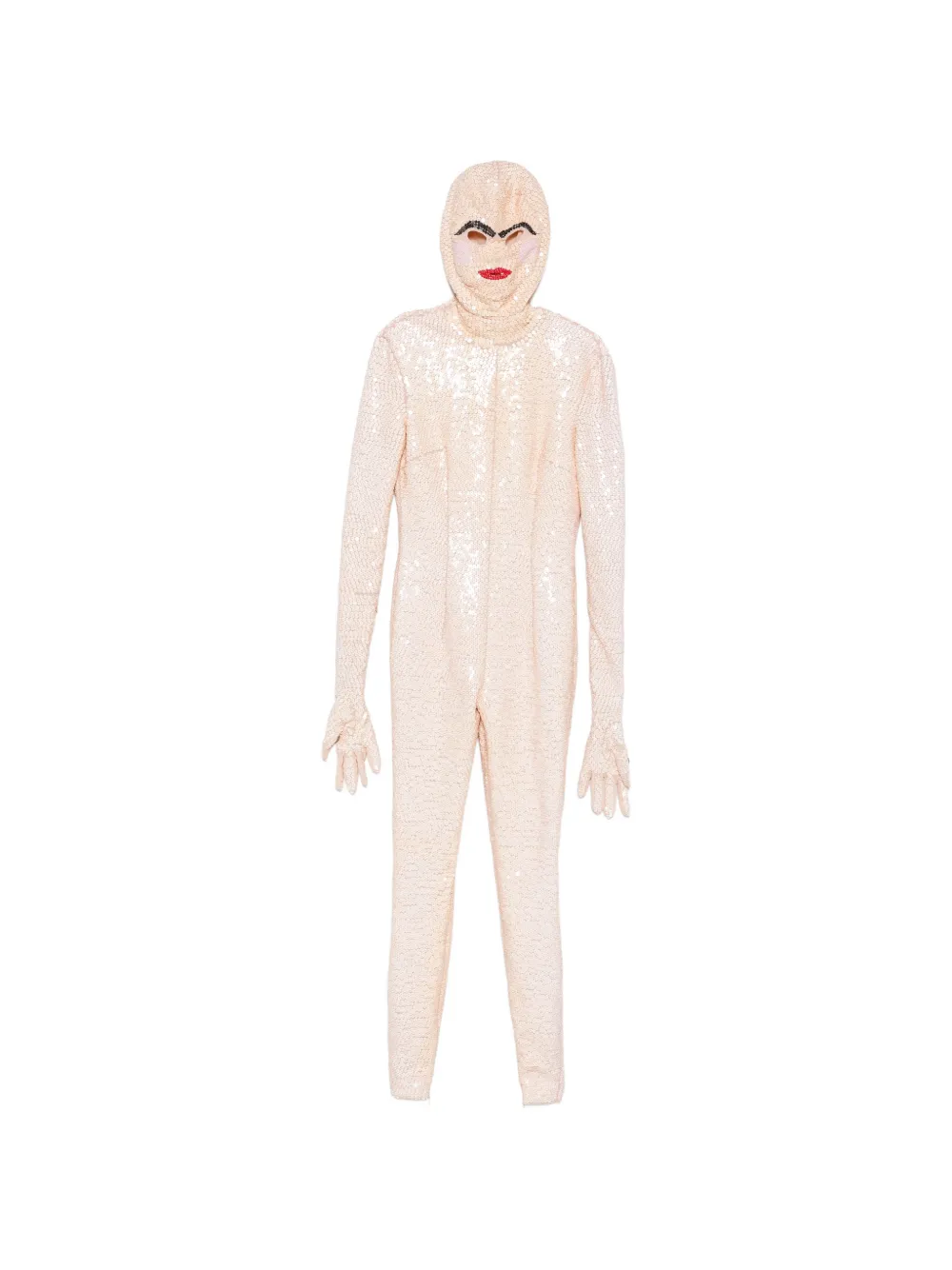JEREMY SCOTT Pre-Owned 2020s sequins jumpsuit - Toni neutri