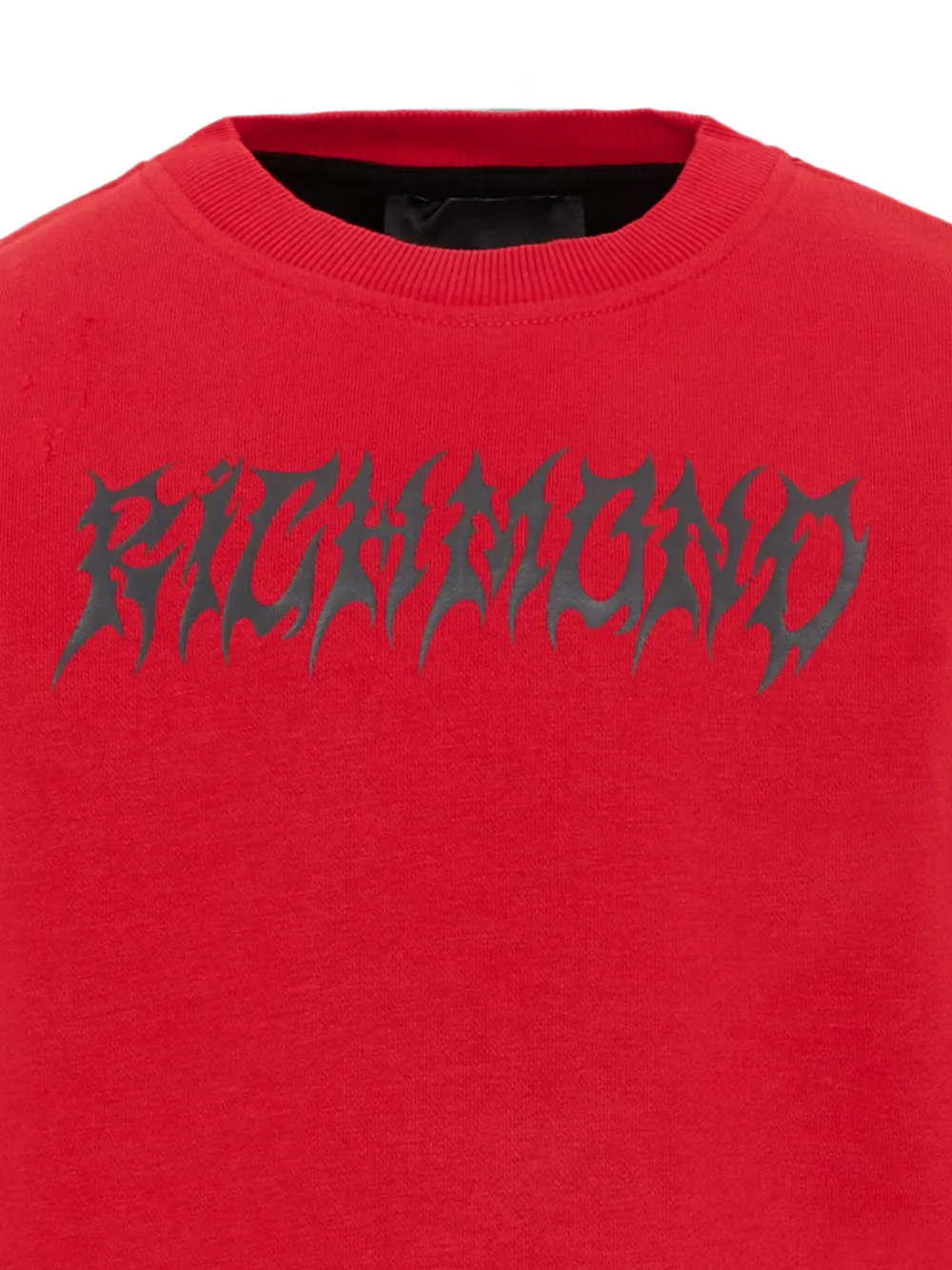 John Richmond Junior Sweater met logoprint Rood