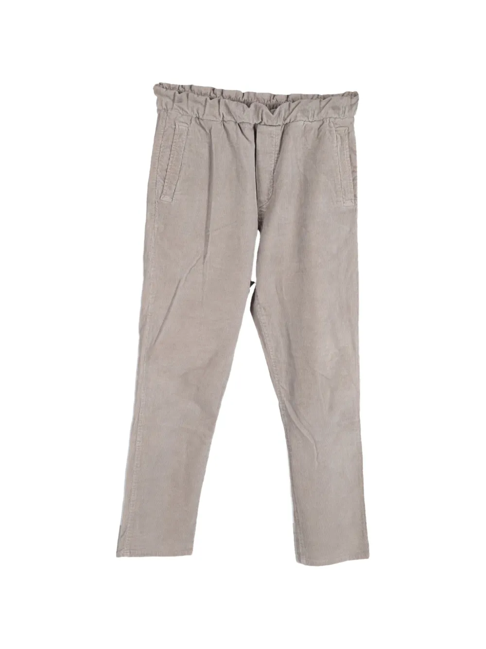 Bottega Veneta Pre-Owned corduroy straight-leg trousers - Grau