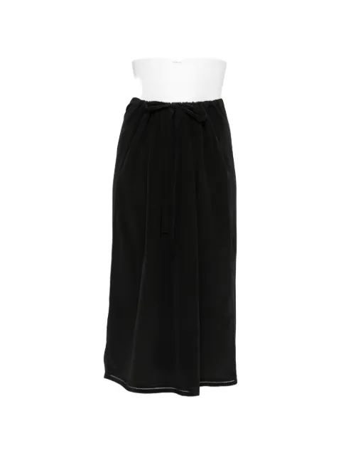 TOTEME drawstring-waist midi skirt