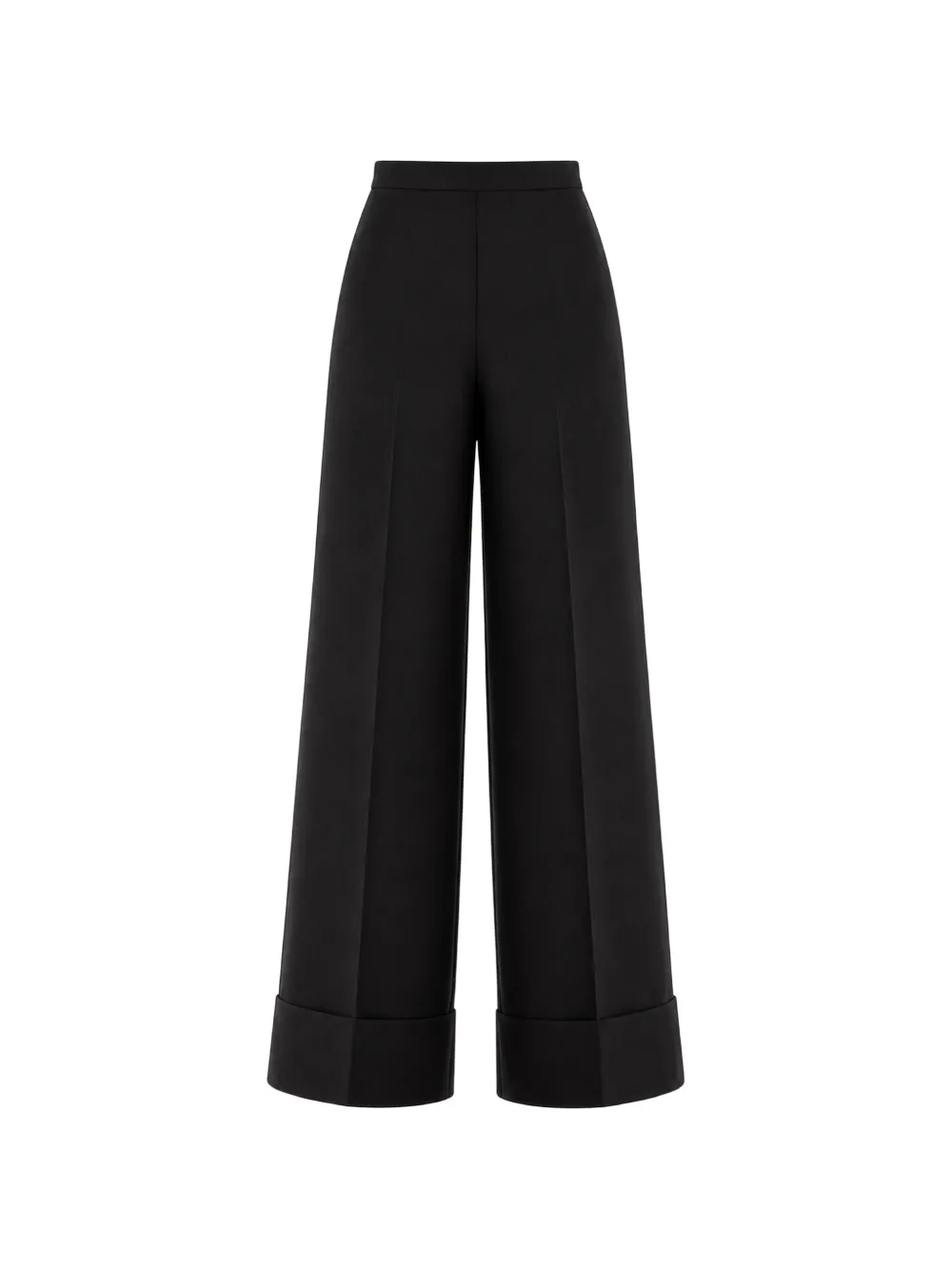 Gemy Maalouf pressed-crease turned-up-cuff trousers