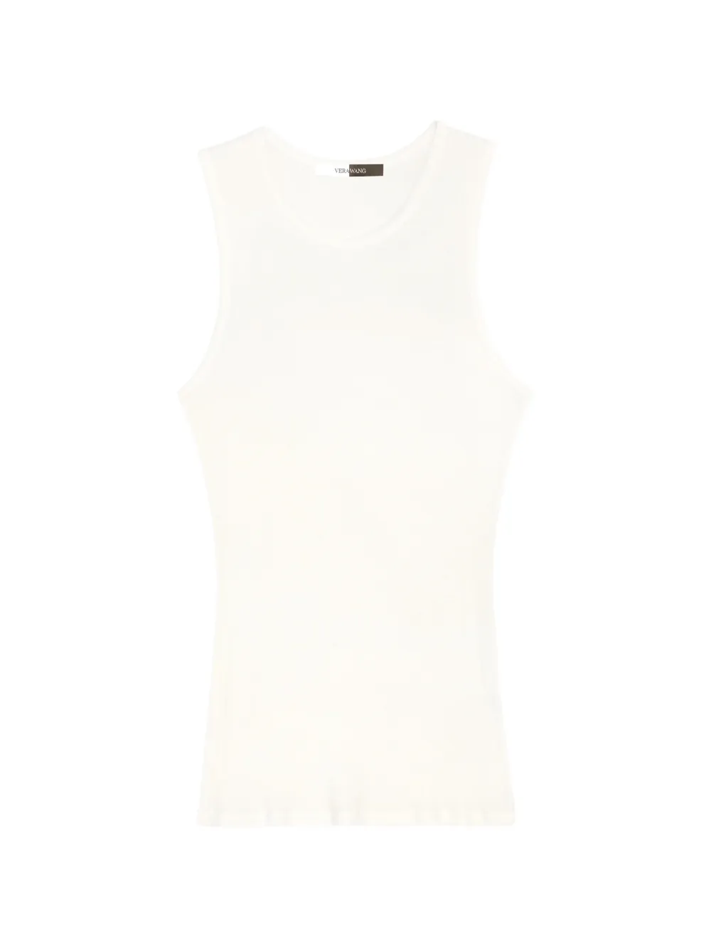 Vera Wang Tessa ribbed-knit tank top - Bianco