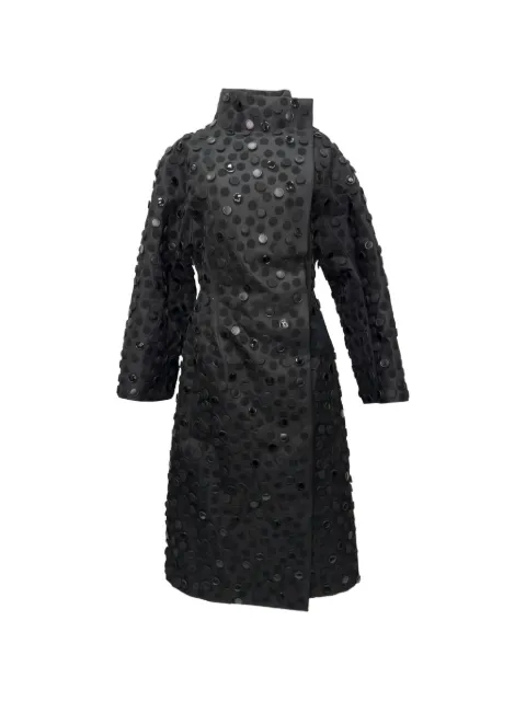 Alaïa Pre-Owned abrigo Dots de fieltro 2020