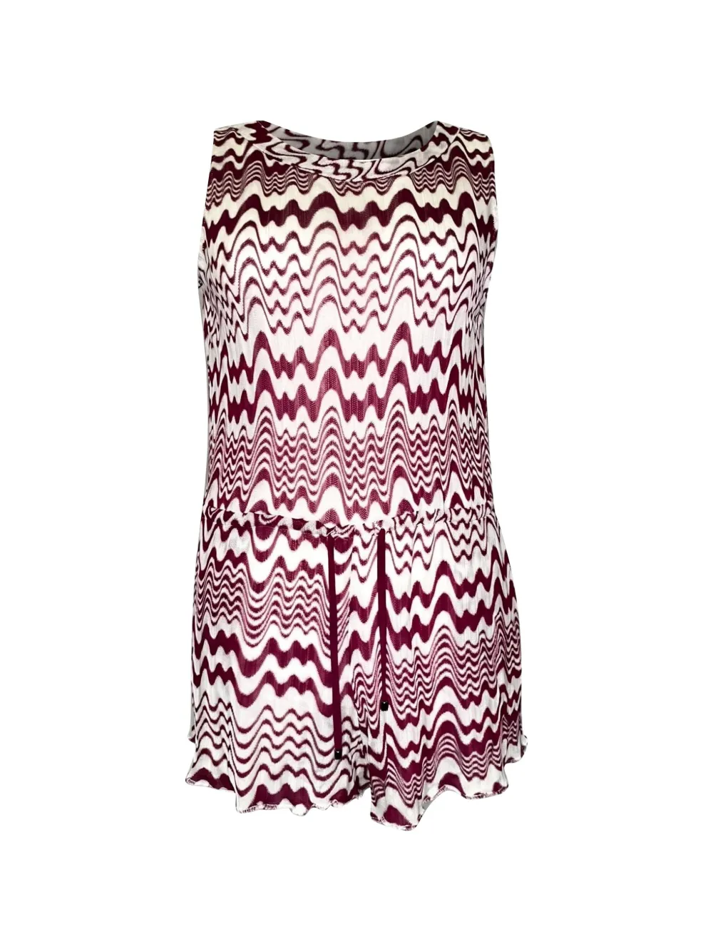 Missoni Pre-Owned Patterned sleeveless playsuit - Rosa