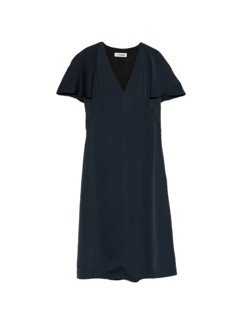 Jil Sander vestido Sablé Envers
