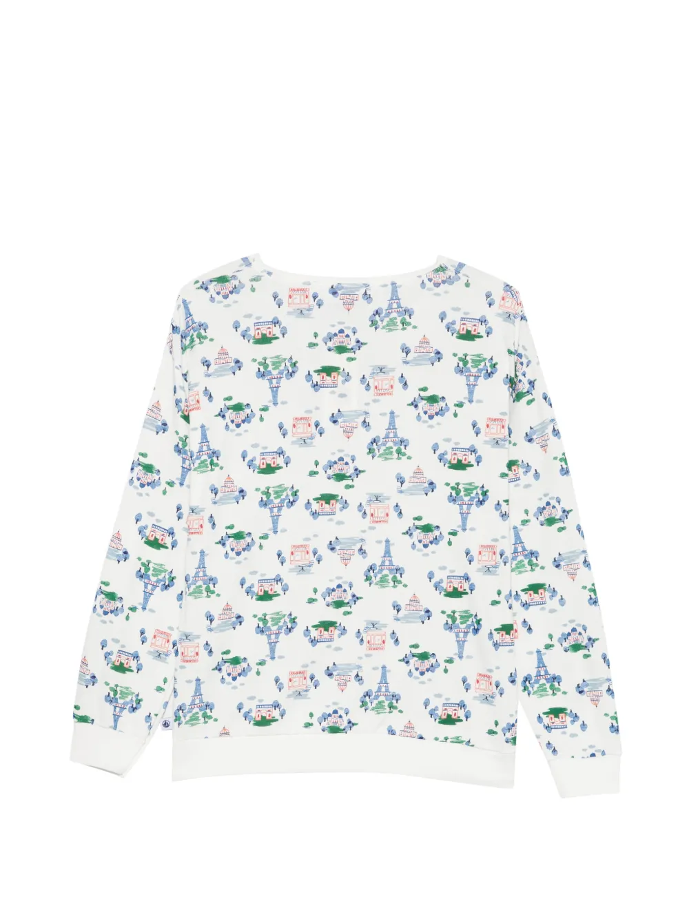 Petit Bateau Pyjama met print Wit