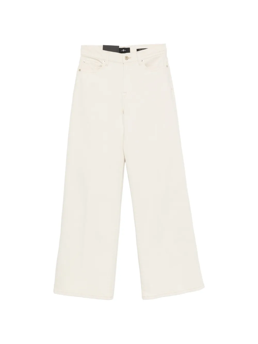 7 For All Mankind Lotta button-fastening jeans - Toni neutri