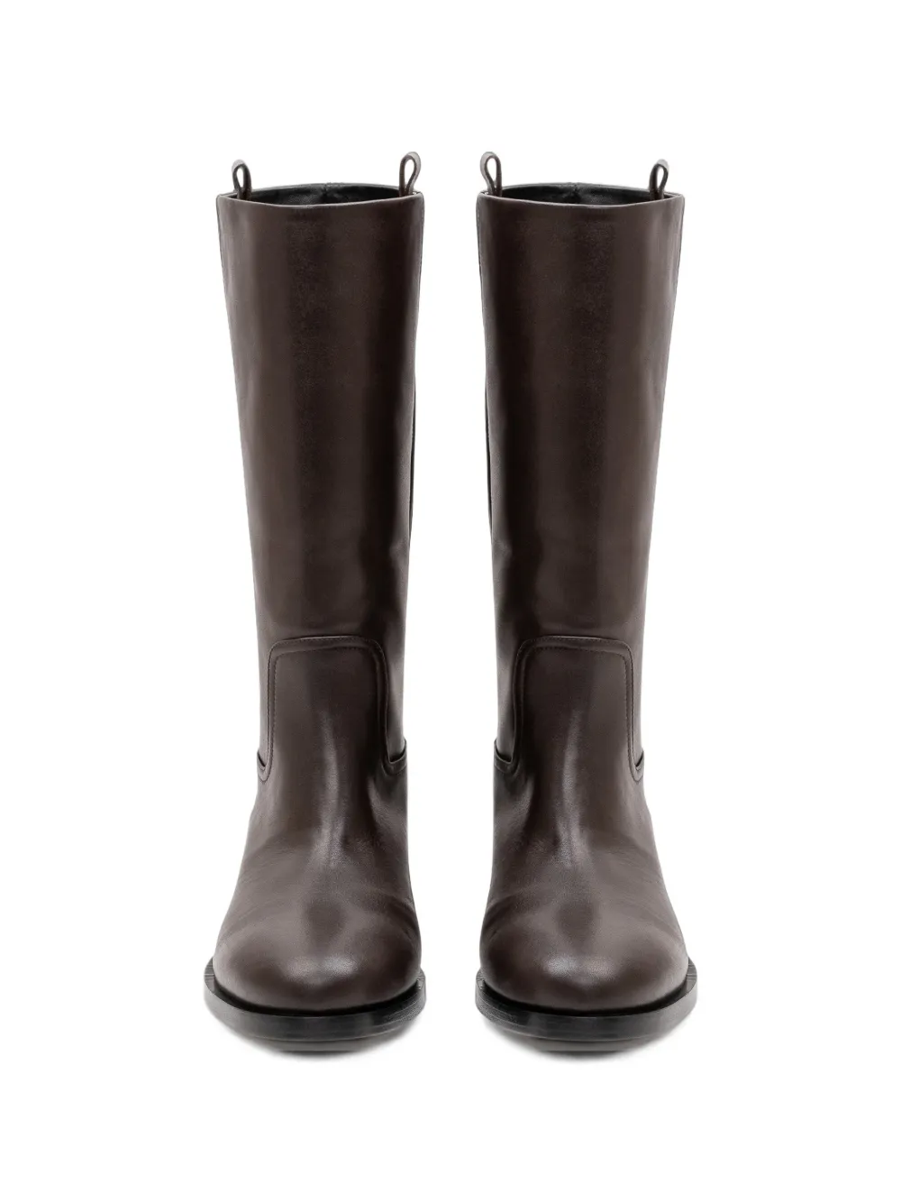 Aeyde Theo knee-high boots Bruin