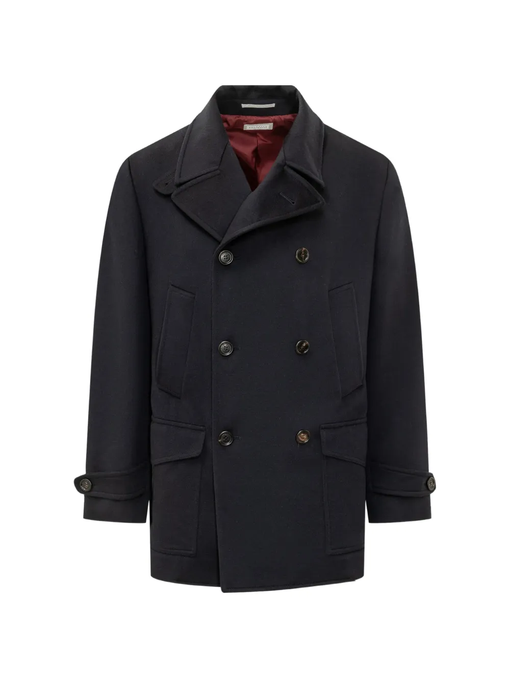 Brunello Cucinelli Jas met dubbele rij knopen Blauw