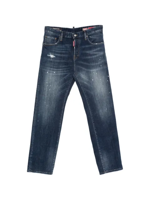 DSQUARED2 paint-splatter distressed jeans