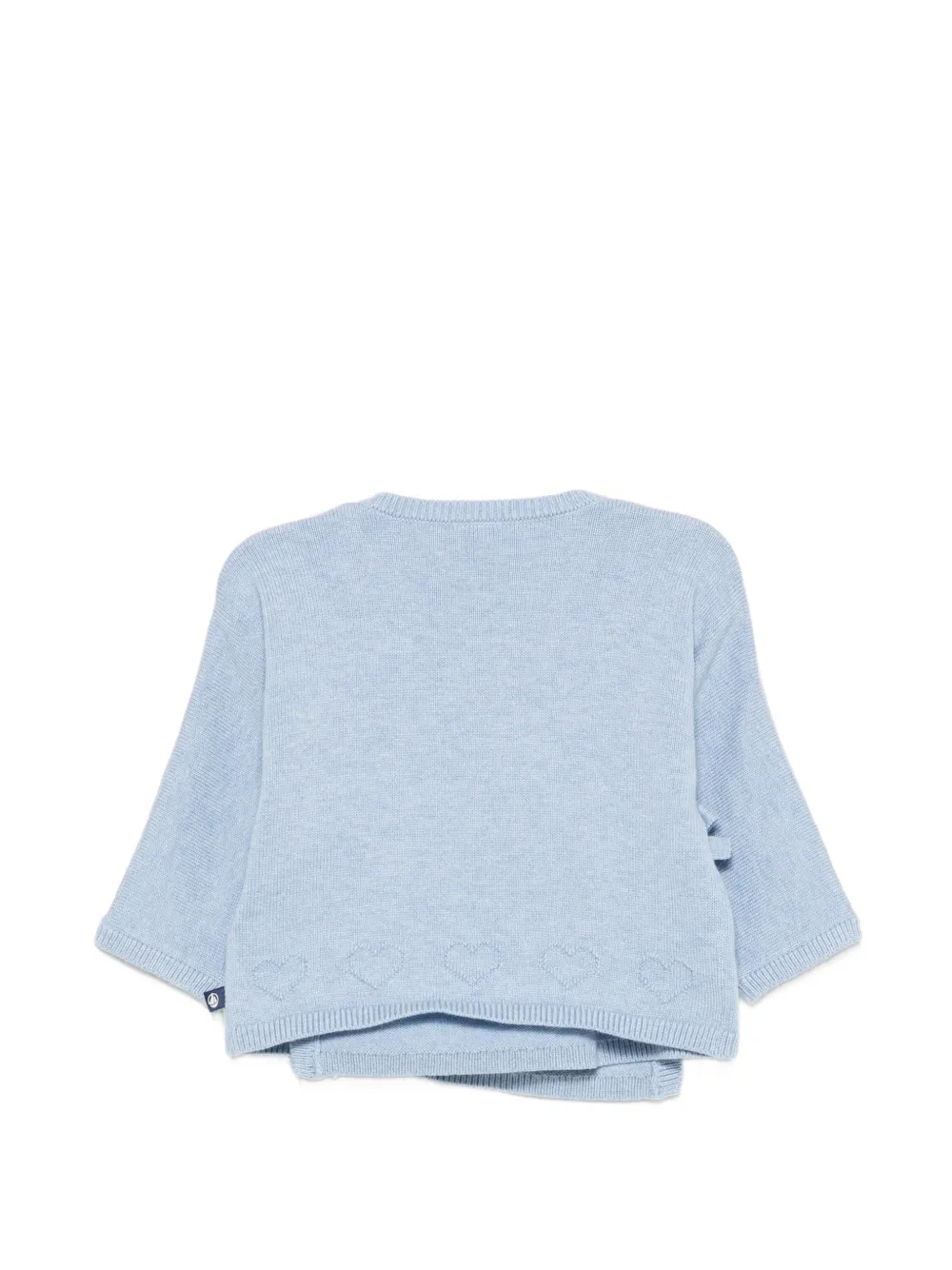 Petit Bateau Vest met hartprint Blauw