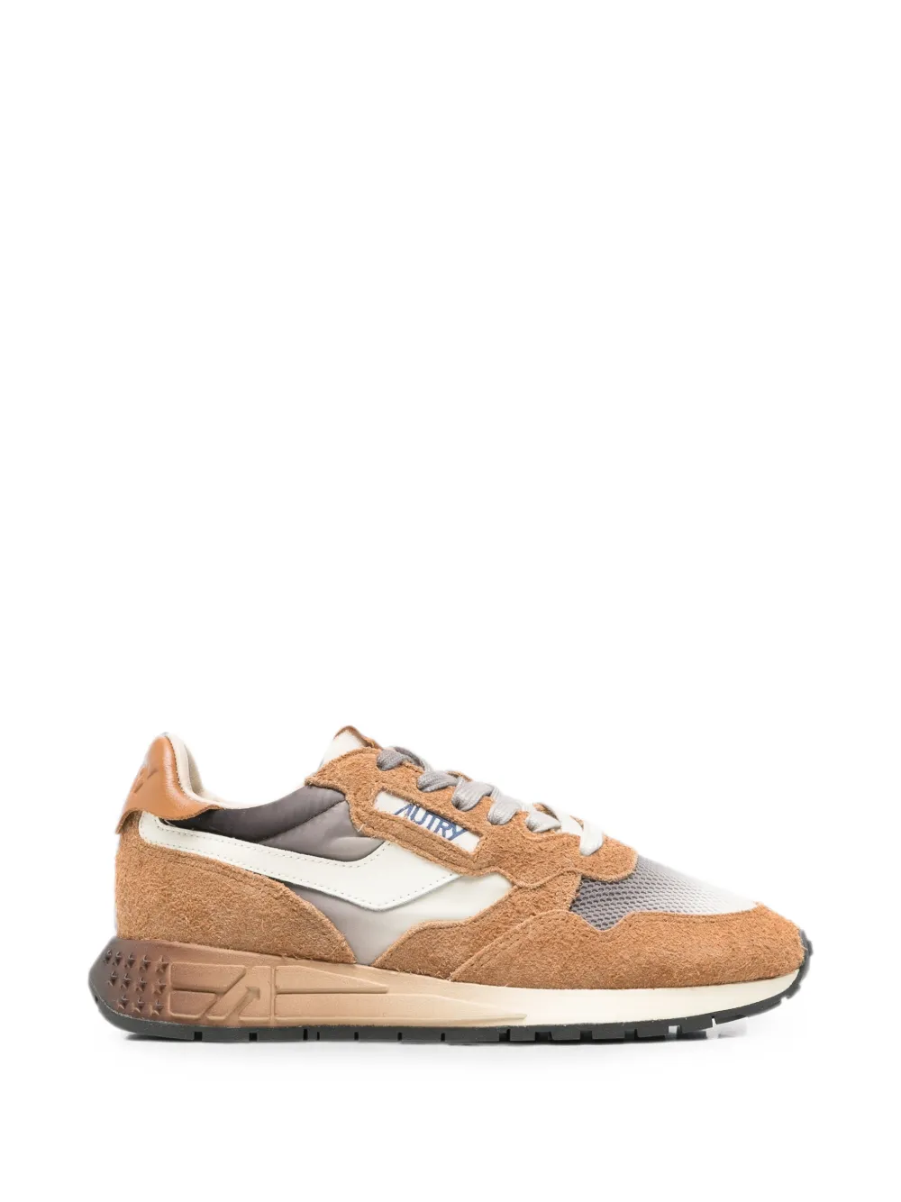 Autry Reelwind suede-panel sneakers Bruin