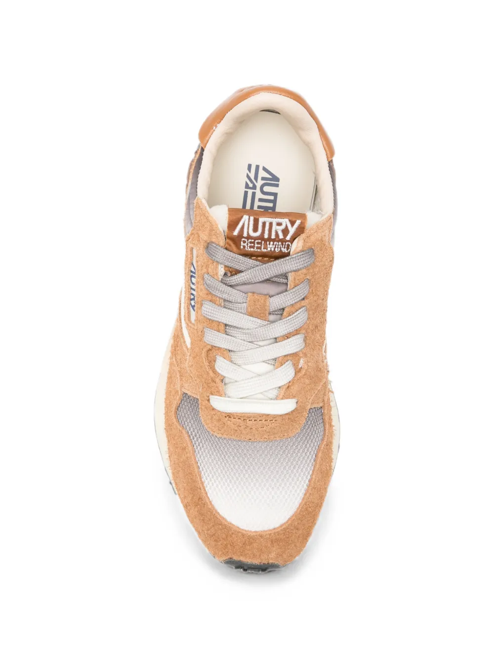 Autry Reelwind suede-panel sneakers Bruin