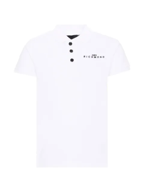 John Richmond Junior logo-print polo shirt