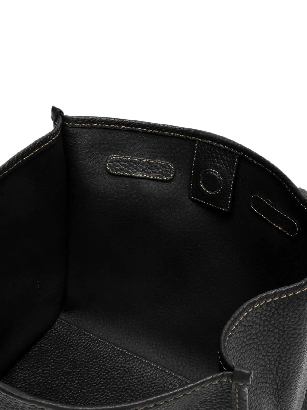 GIANNI CHIARINI Marcella shopper van bewerkt leer Zwart