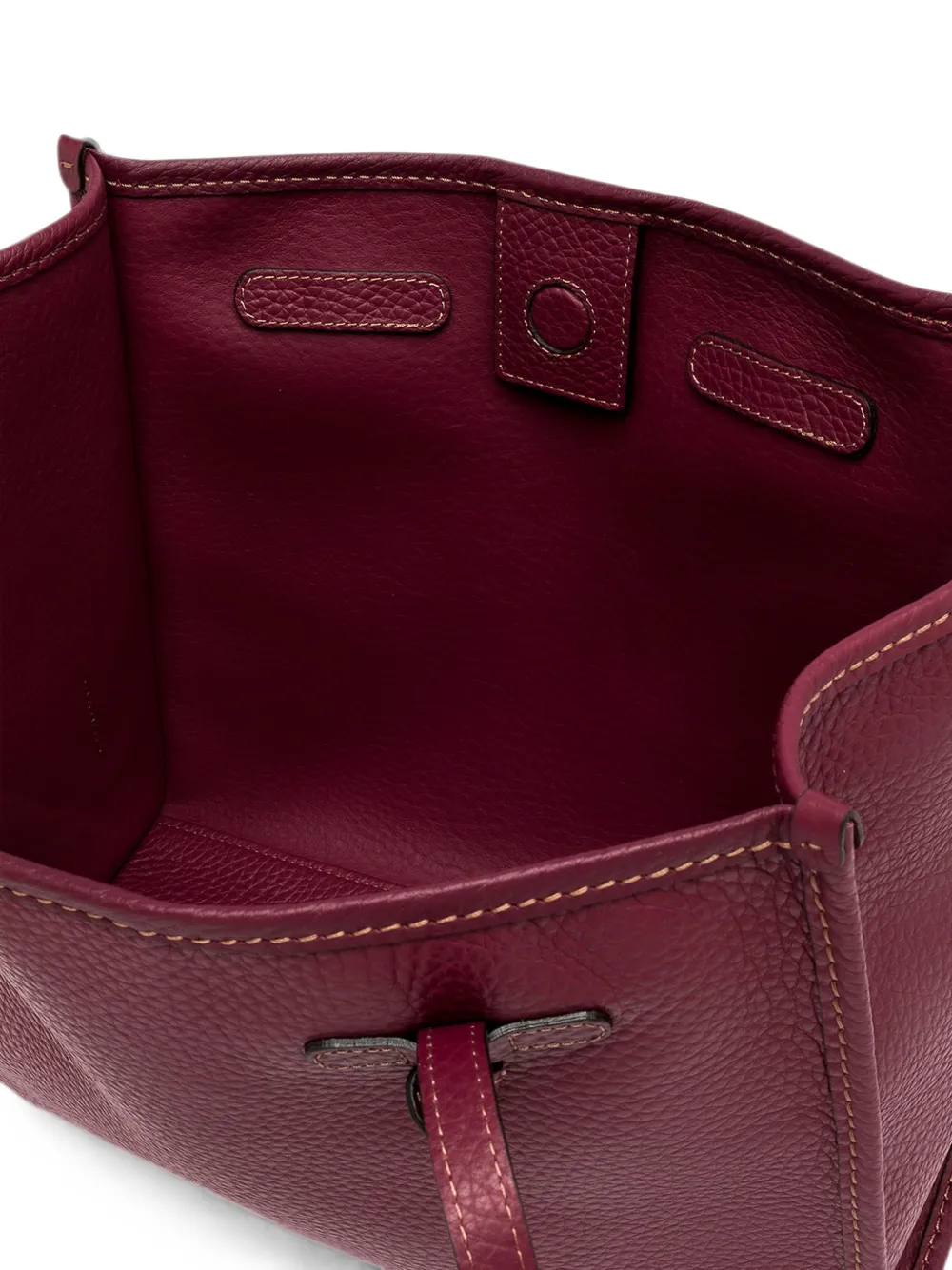 GIANNI CHIARINI Marcella shopper van bewerkt leer Rood