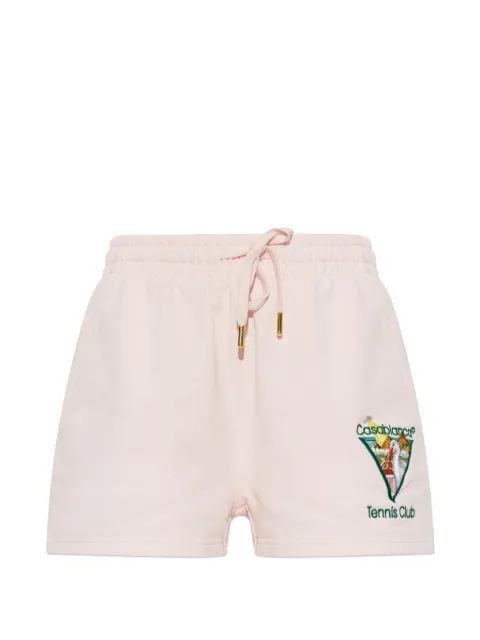 Casablanca Tennis Club embroidered-logo shorts