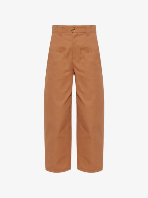 Chloé pantalon boutonné à passants de ceinture