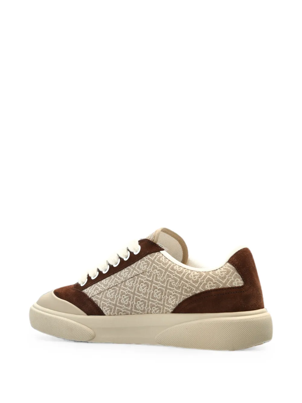 Casablanca Del Mar monogram-print sneakers Beige