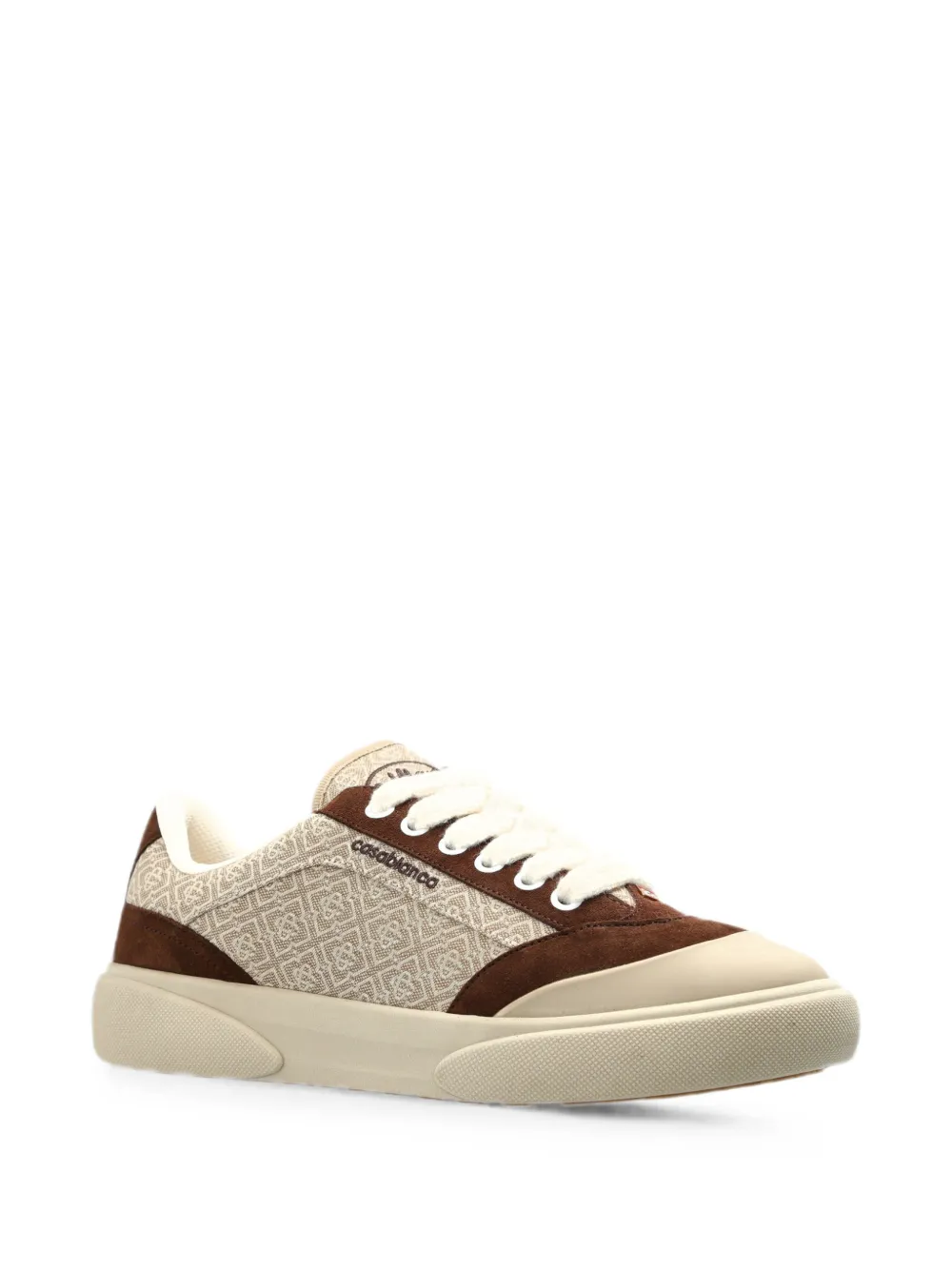 Casablanca Del Mar monogram-print sneakers Beige