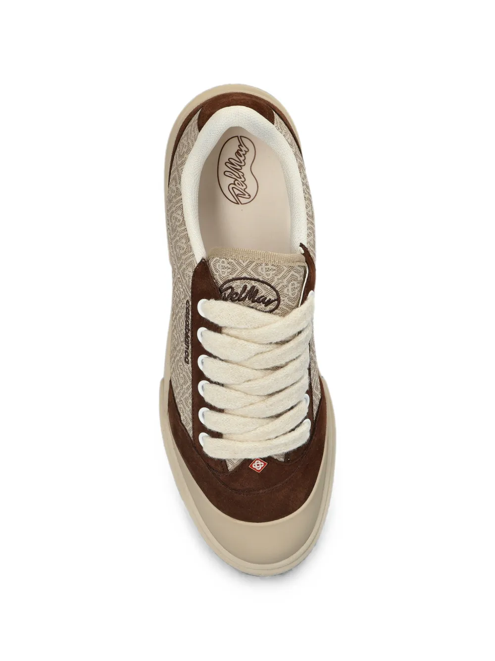 Casablanca Del Mar monogram-print sneakers Beige