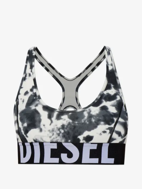 Diesel Allison-D-Pop tie-dye sport bra