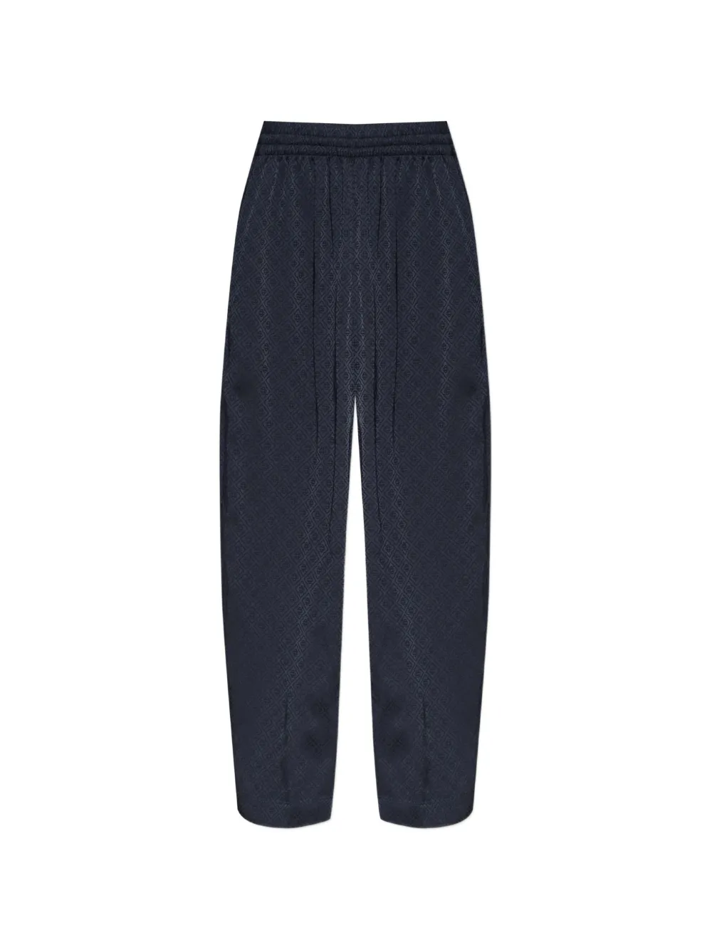 Casablanca monogram-jacquard wide-leg trousers - Blu