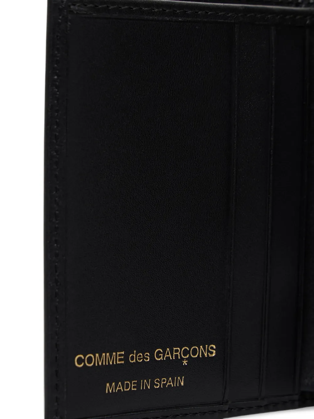 Comme Des Garçons Wallet Leren pasjeshouder Zwart
