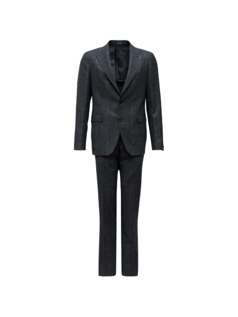Tagliatore check-pattern single-breasted suit