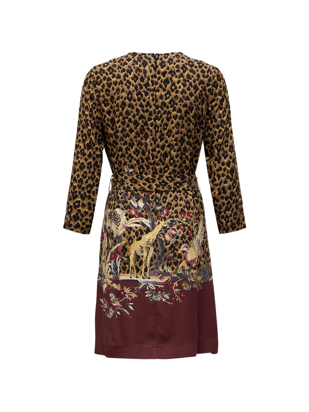 ETRO Mini-jurk met luipaardprint Bruin