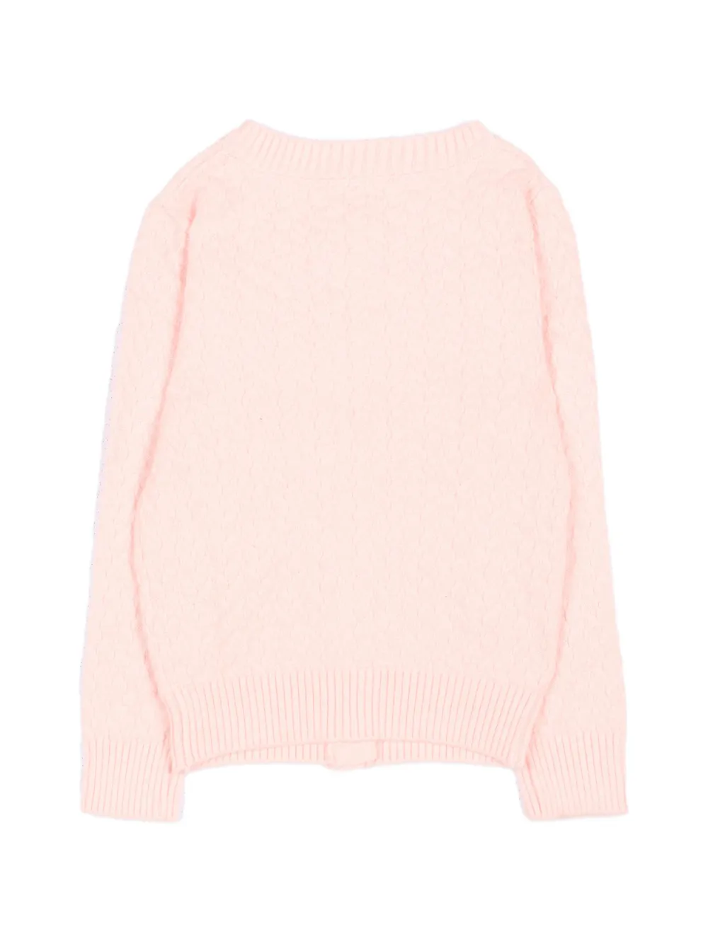 TRUSSARDI JUNIOR Kabelgebreid vest Roze